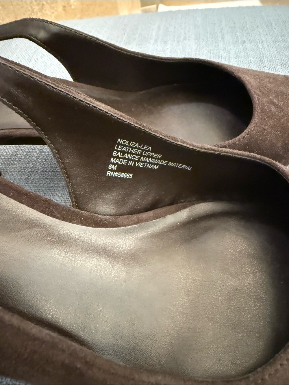 Nordstrom Pointy Toe Brown Suede Heels - Picture 4 of 4